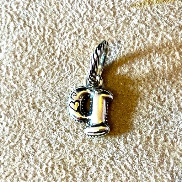🆕 Brighton Alphabet Collection letter p silver charm NWOT Retired - Picture 2 of 4